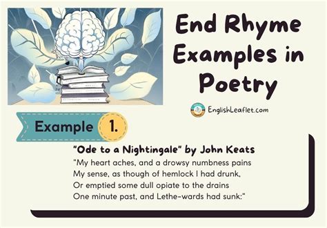 what is an end rhyme in poetry and how does it enhance the emotional impact of a poem?